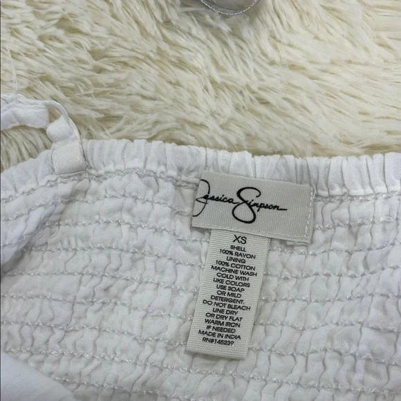 Jessica Simpson White Lace Kids Dress - Picture 5 of 6